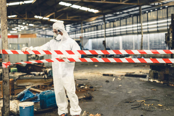 Professional Unattended Death Cleanup technician working in Weare, NH